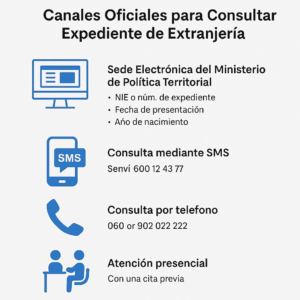 consultar el expediente de extranjeria